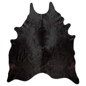 IKEA KOLDBY Cowhide Rug-Black. Never been used